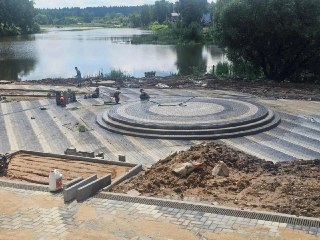 Новый Парк «Соединяя берега» в Белоусово: Благоустройство продолжается