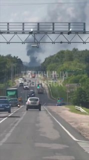 Сильный Пожар У Малоярославца: Дым Виден За Несколько Километров